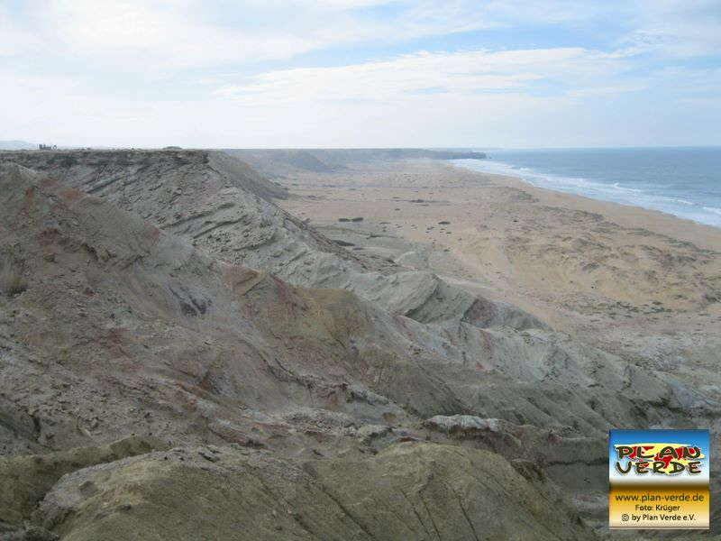 Schöner Ausblick und ganz viel Sand und Gestein.